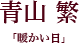 青山 繁「暖かい日」