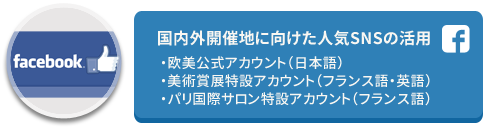 国内外開催地に向けた人気SNSの活用