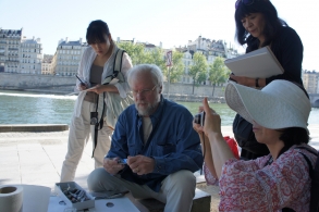 2014フランス・エコール 
「ザッキ・ロワリエと描くパリの風景」