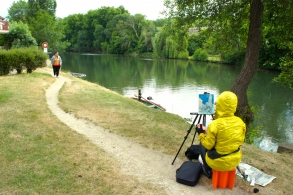 2011フランス・エコール　
モレ・シュール・ロワン
「ザッキとロワリエに学ぶ絵画研修」