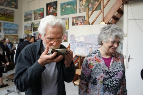 ロベール・モレル氏アトリエ訪問 2014年