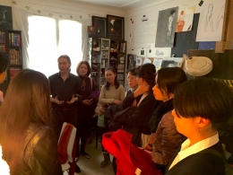 ルカ・ヨラン アトリエ訪問 2017年